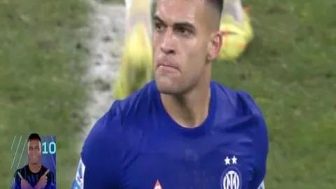 “何塞普-马丁内斯亮相热那亚战，开启国际米兰意甲首秀征程”